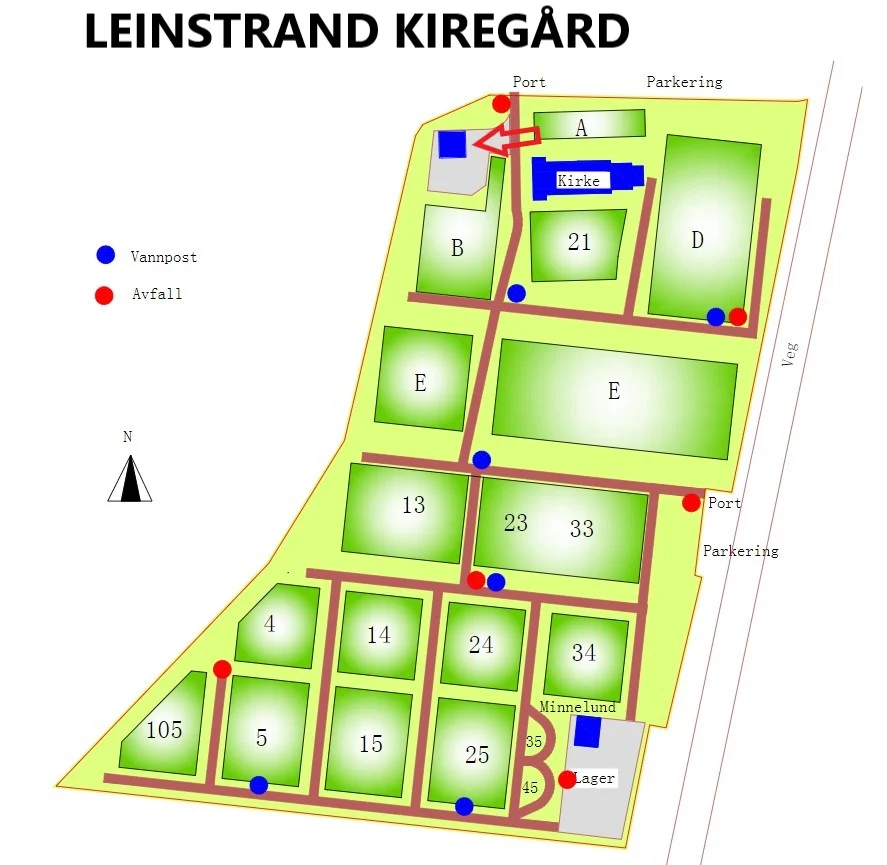 Leinstrand gravplass